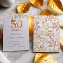 Search for luxury 50th birthday invitations Milestone