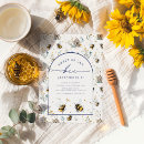 Search for bee birthday invitations Watercolor