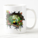 Search for colorful bird mugs Tropical