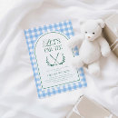 Search for golf baby shower invitations Preppy