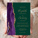 Search for green and purple wedding invitations Trendy