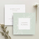 Search for florist business cards Simple