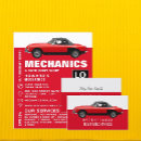 Search for classic car business cards Engineer