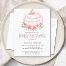 Search for little pumpkin on the way invitations Watercolor