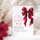 Search for red ribbon invitations Coquette