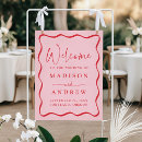 Search for retro wedding signs Wavy border