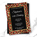 Search for red leopard invitations Modern
