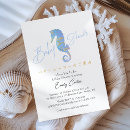 Search for seahorse baby shower invitations Ocean