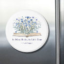 Search for blue wildflower magnets Watercolor