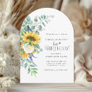 Search for sunflower 60th birthday invitations Rustic