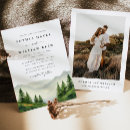 Search for mountain wedding invitations Winter