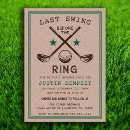 Search for golf bachelor party invitations Green