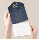 Search for blue invitation 60th birthday invitations Chic