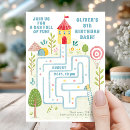 Search for maze invitations For kids