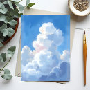 Search for white cloud postcards Blue