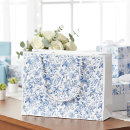 Search for vintage floral gift bags Blue white