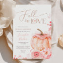 Search for fall in love bridal shower invitations Rustic