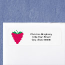 Search for raspberry return address labels Pink