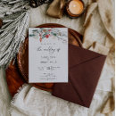 Search for rustic christmas wedding invitations Rustic pine trees