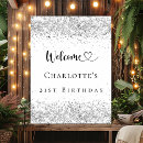 Search for sweet 16 party decor Silver