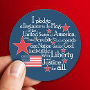 Search for pledge of allegiance stickers Patriotism