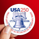 Search for liberty bell round stickers America