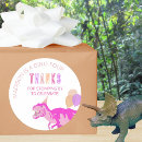Search for purple dinosaur birthday stickers Prehistoric