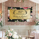 Search for anniversary wedding banners 50th