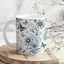 Search for floral butterfly mugs Cottagecore
