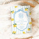 Search for lemon 1st birthday invitations Blue