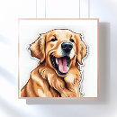 Search for golden retriever art Pet