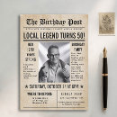 Search for humorous 50th birthday invitations Vintage