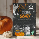 Search for tombstone halloween invitations Black and white