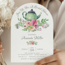 Search for teapot bridal shower invitations Elegant