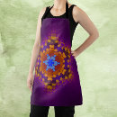 Search for blue orange aprons Geometric