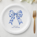 Search for chinoiserie plates Blue bow