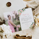 Search for quinceañera thank you cards Pink