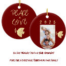 Search for gold dove christmas tree decorations Peace