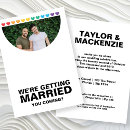 Search for gay pride wedding invitations Mr and mr