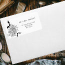 Search for gothic wedding return address labels White