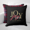 Search for christmas carol cushions Joy to the world