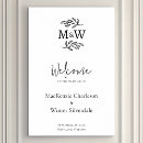 Search for initials wedding posters Elegant