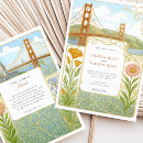 Search for san francisco invitations Golden gate bridge