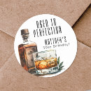Search for funny whiskey stickers Aged to perfection
