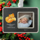Search for chalkboard christmas tree decorations Baby's first christmas