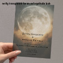 Search for full moon wedding invitations Mystical