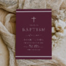 Search for maroon and white invitations Modern