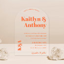 Search for groovy wedding invitations Retro