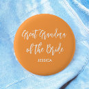 Search for grandmother of the bride badges White