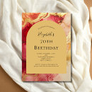 Search for 70th for her birthday invitations Watercolor